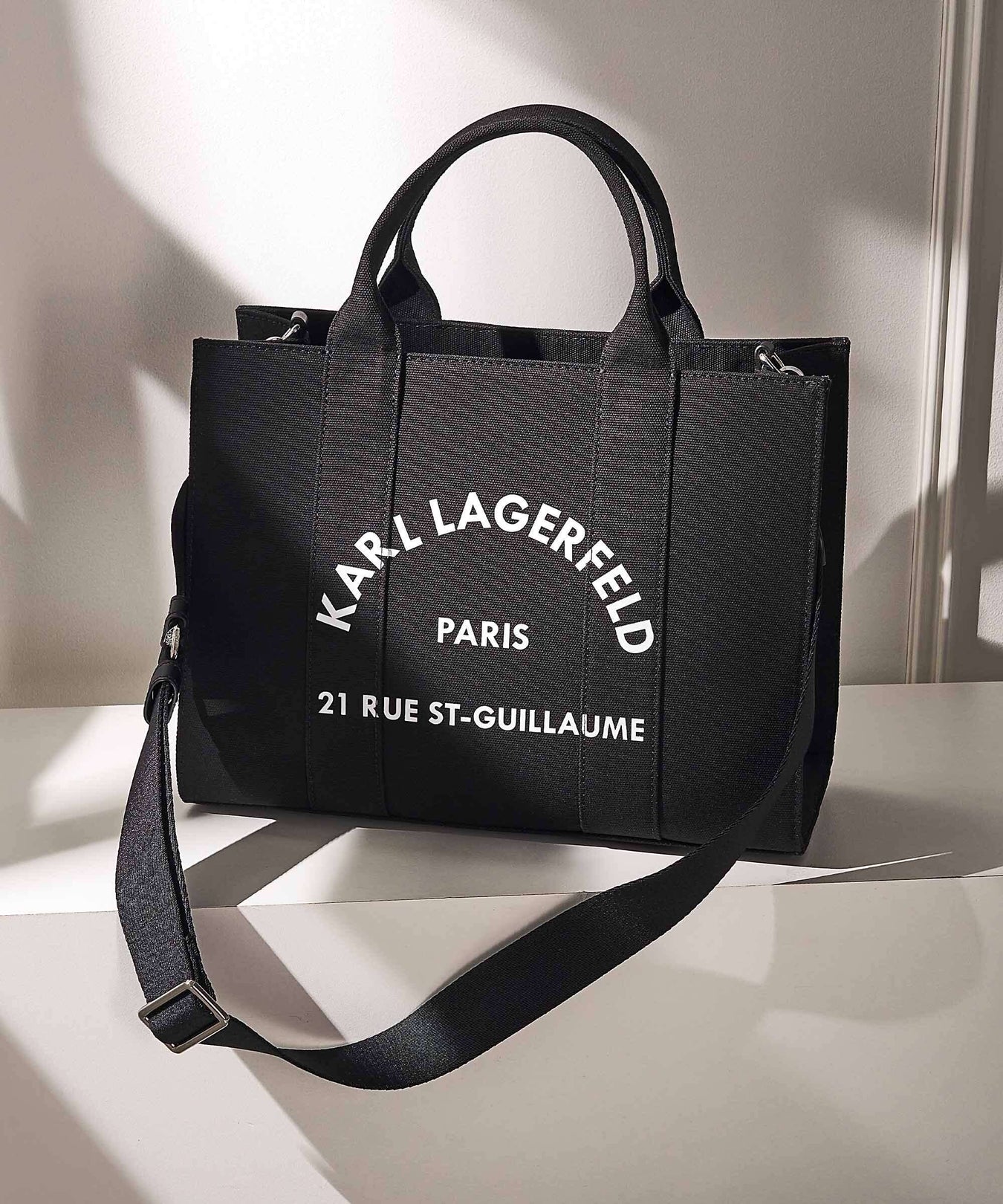 Karl Lagerfeld K/Rue St Guillaume Medium Handbag black