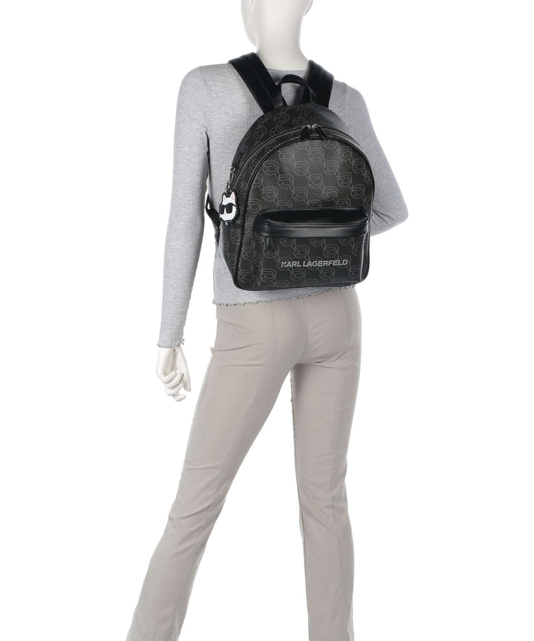 Karl Lagerfeld Ikon Mono Backpack black