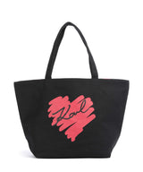 Karl Lagerfeld K/Hearts bolsa shopper black