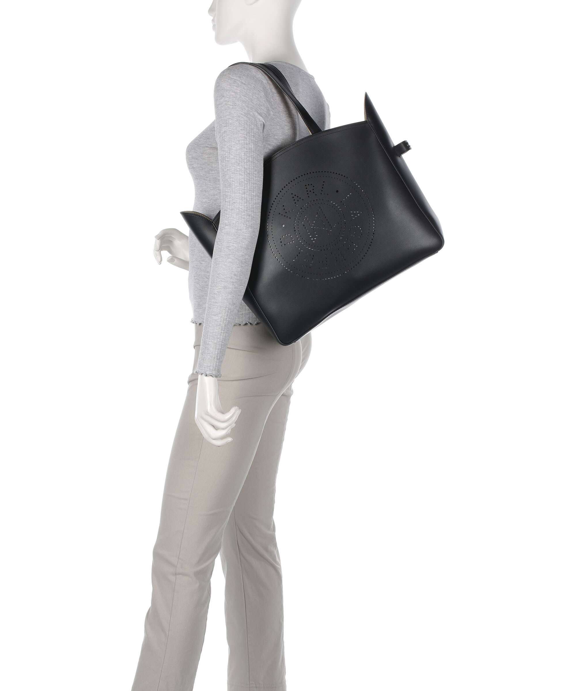 Karl Lagerfeld K/Circle Tote bag black