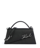 Karl Lagerfeld K/Signature Bolsa tiracolo black/nickel