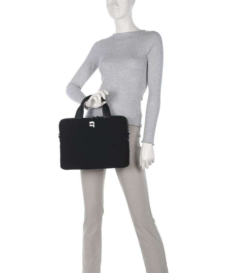 Karl Lagerfeld Ikon Laptop bag black
