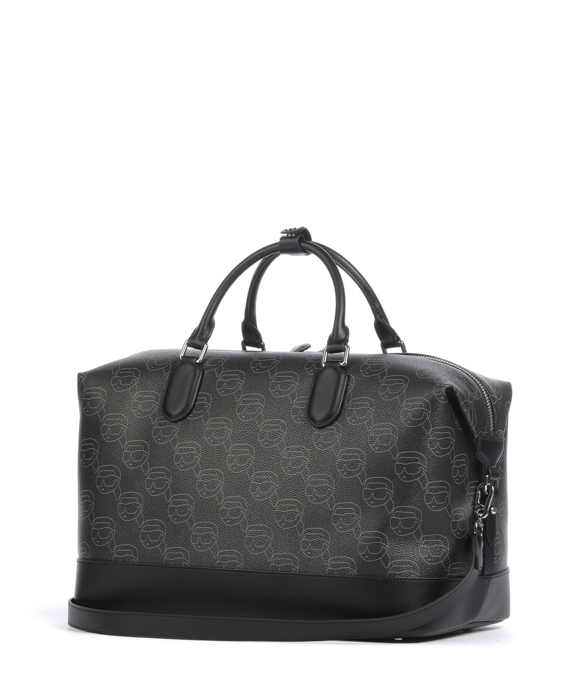 Karl Lagerfeld K/Ikonik Mono Weekend bag black