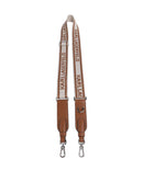 Karl Lagerfeld K/Essential Alça de ombro dark tan