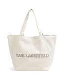 Karl Lagerfeld K/Monogram bolsa shopper natural