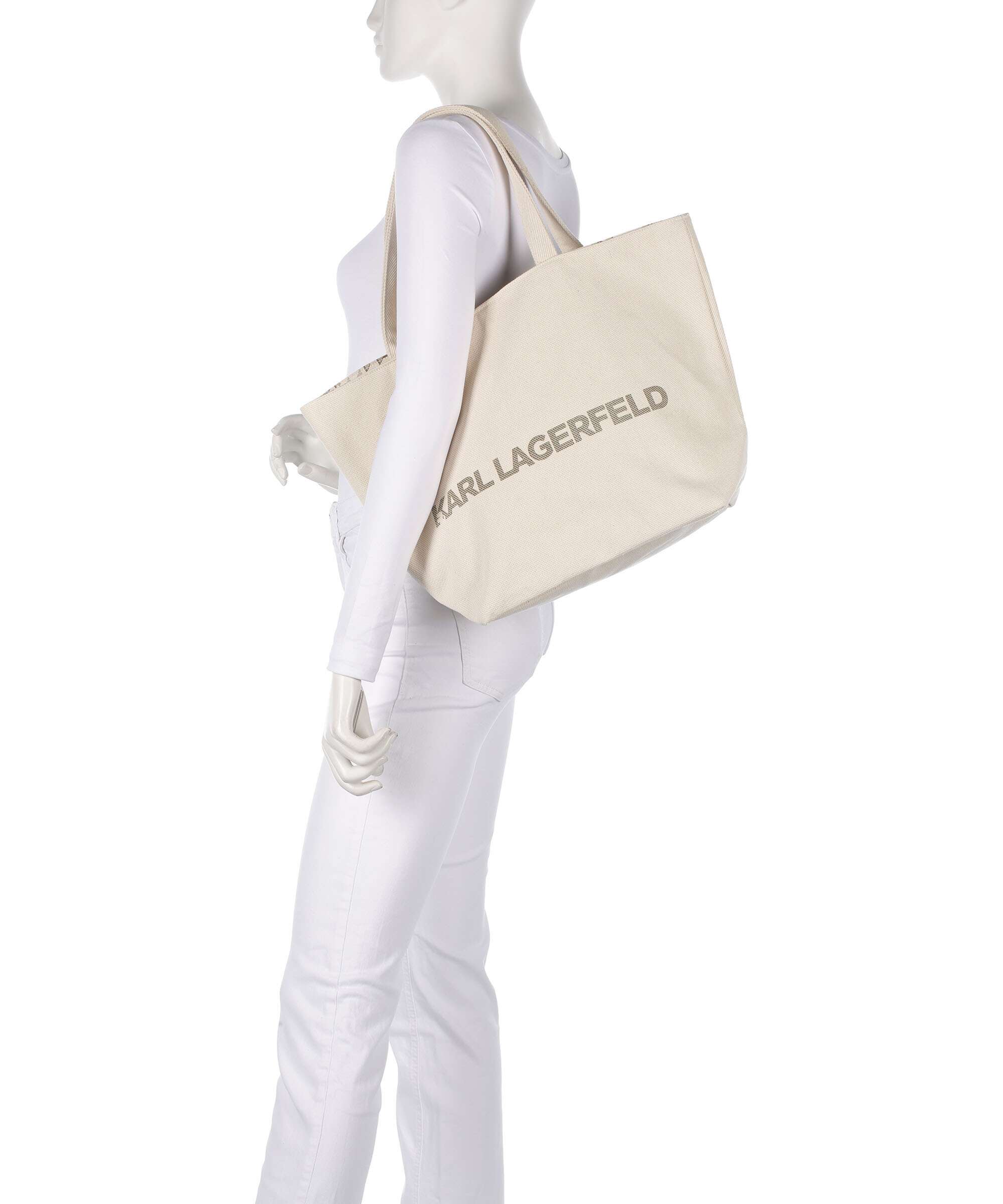 Karl Lagerfeld K/Monogram Tote bag natural