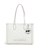 Karl Lagerfeld K/Ikonik Mono bolsa shopper offwhite