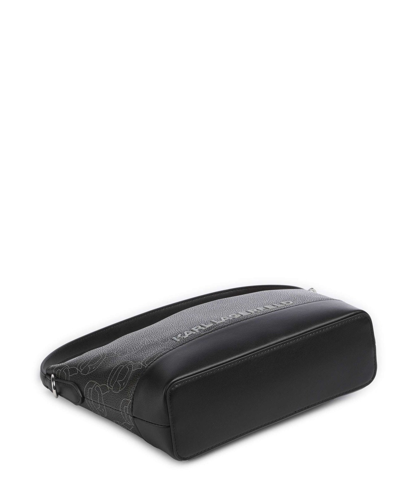 Karl Lagerfeld K/Ikonik Mono Hobo bag black