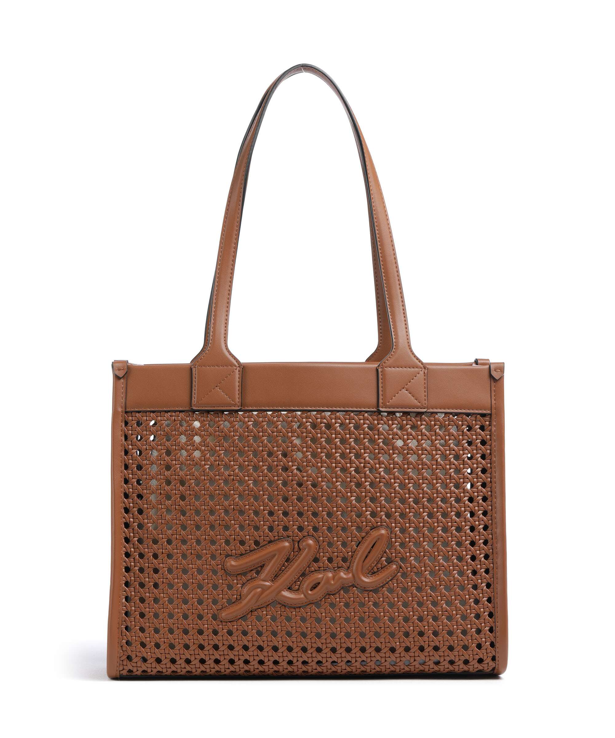 Karl Lagerfeld K/Skuare Tote bag dark tan