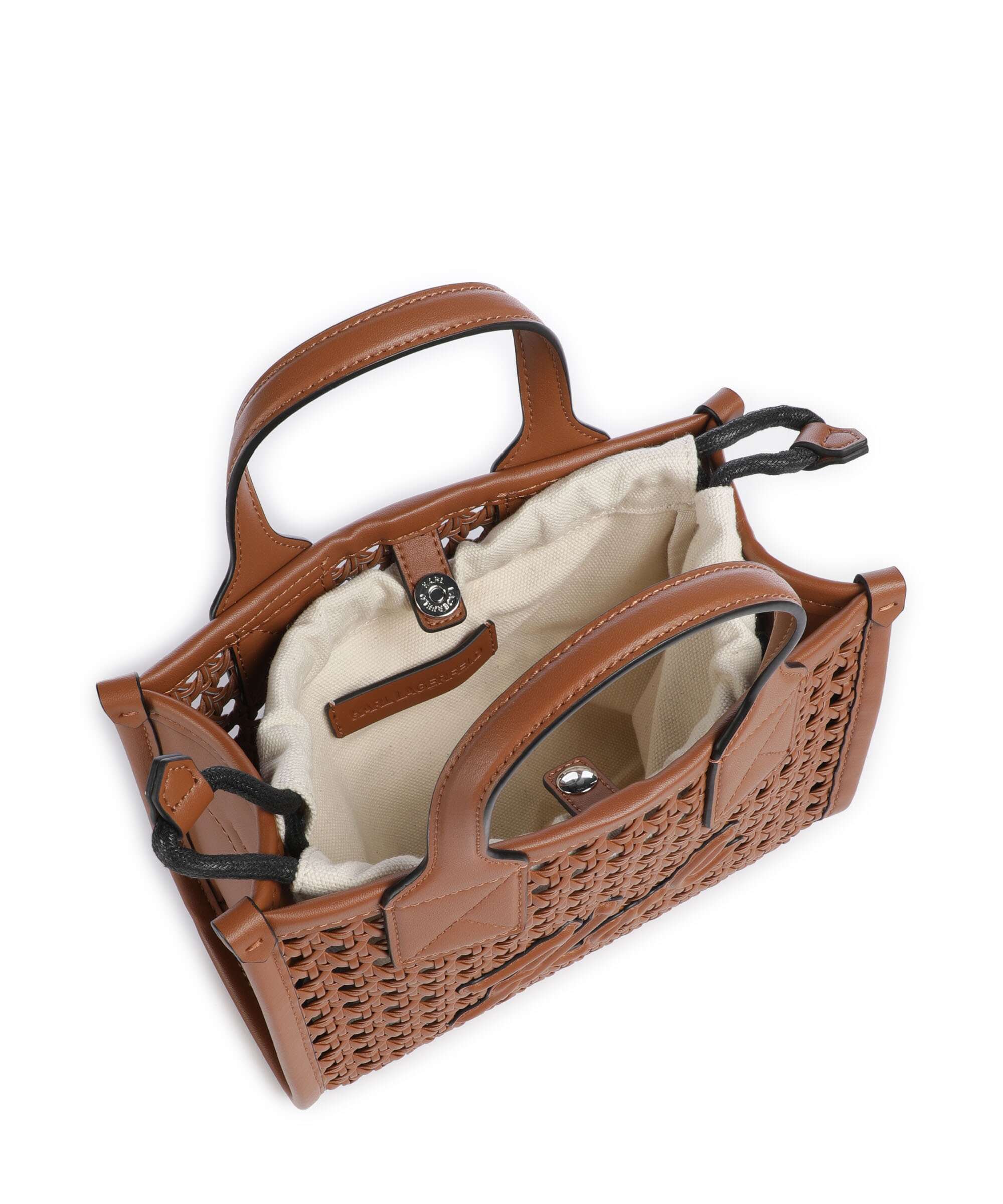 Karl Lagerfeld K/Skuare Small Handbag dark tan