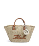 Karl Lagerfeld K/Signature Medium Bolsa natural/tan