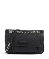 Karl Lagerfeld K/Ikon Monogram Bolsa tiracolo tonal black