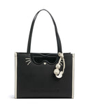 Karl Lagerfeld K/Ikon Choupette bolsa shopper black