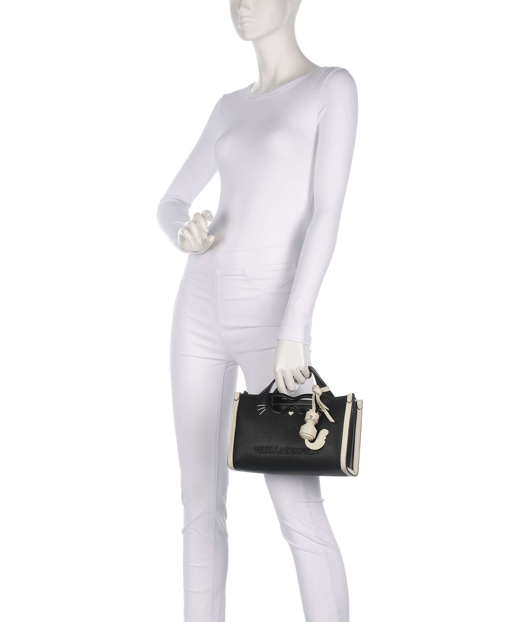 Karl Lagerfeld K/Ikon Choupette Small Handbag black