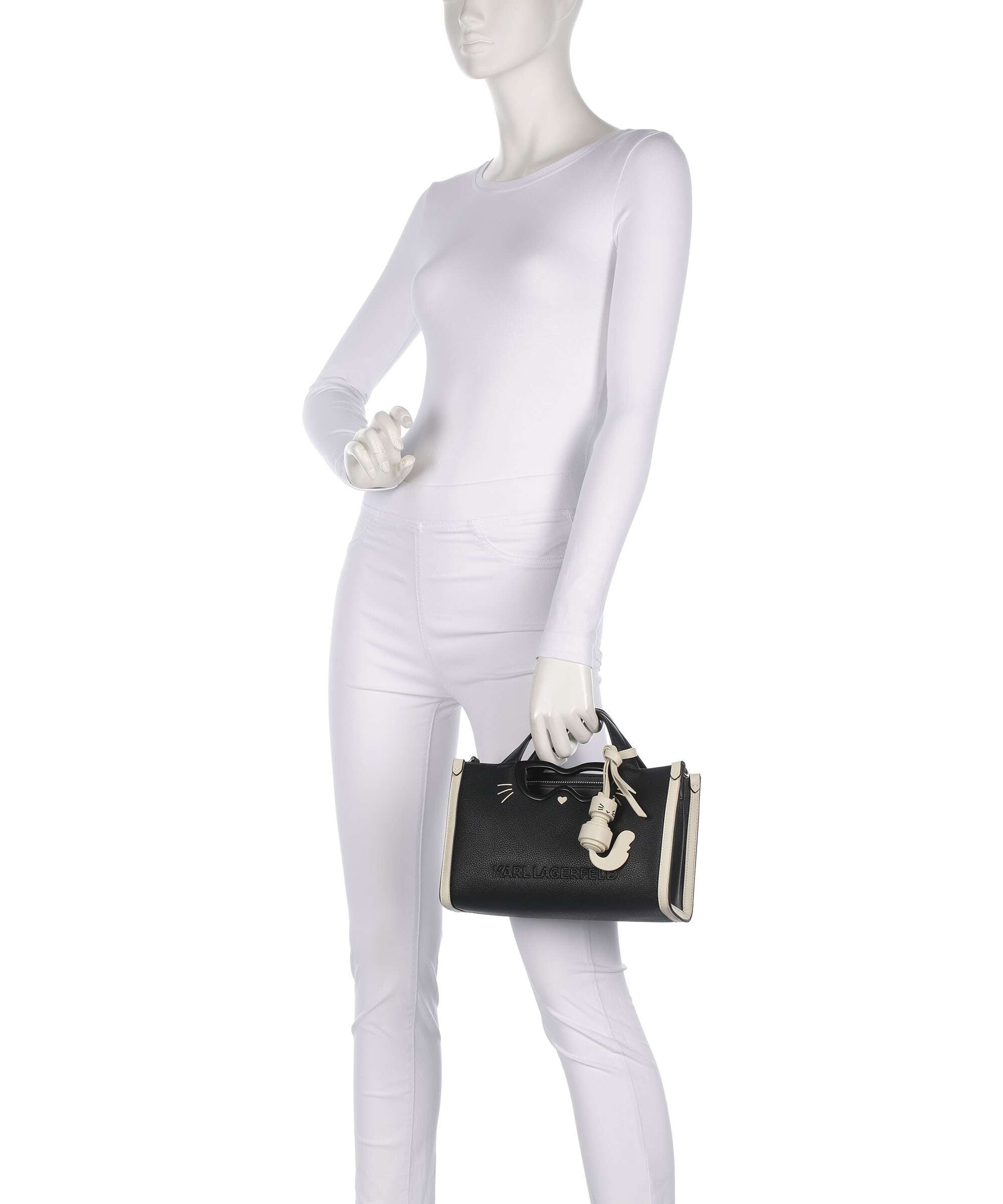 Karl Lagerfeld K/Ikon Choupette Small Handbag black