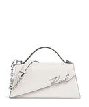 Karl Lagerfeld K/Signature Bolsa tiracolo offwhite