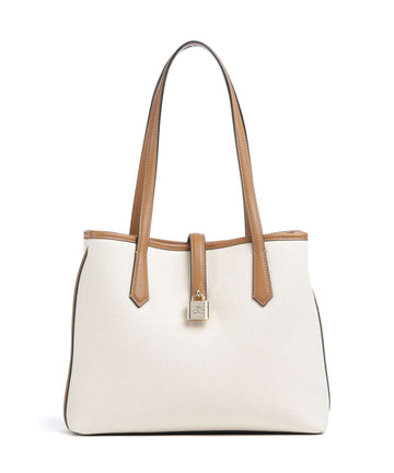 Karl Lagerfeld K/Autograph Small bolsa shopper canvas caramel