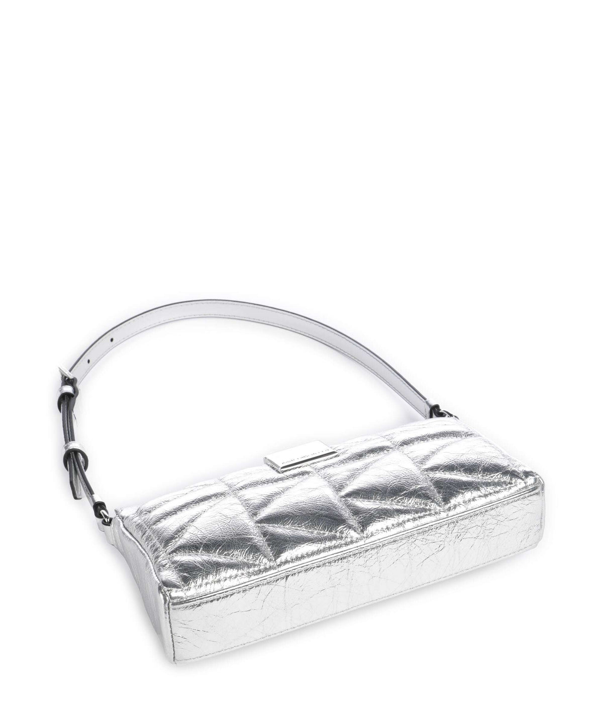 Karl Lagerfeld K/Kuilt Small Shoulder bag silver
