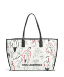 Karl Lagerfeld K/Karl bolsa shopper offwhite