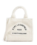 Karl Lagerfeld K/Rue St Guillaume Mini Bolsa tiracolo off white