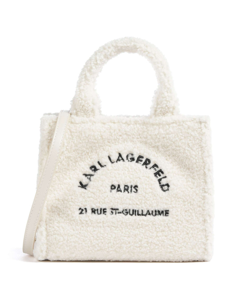 Karl Lagerfeld K/Rue St Guillaume Mini Crossbody bag off white