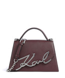 Karl Lagerfeld K/Signature 2.0 Medium Bolsa windsor/burgundy