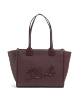Karl Lagerfeld K/Skuare Medium bolsa shopper windsor/burgundy
