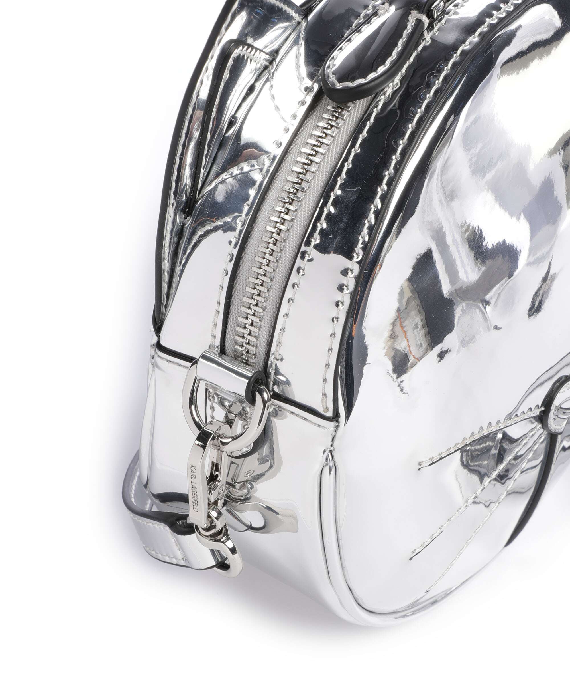 Karl Lagerfeld Ikon Chat Crossbody bag silver