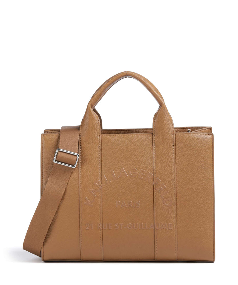 Karl Lagerfeld K/Rue St Guillaume Medium Handbag caramel