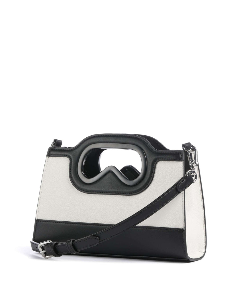 Karl Lagerfeld K/Aviator Mini Handbag white/black