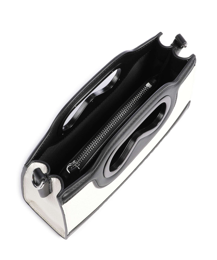 Karl Lagerfeld K/Aviator Mini Handbag white/black