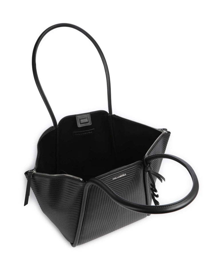 Karl Lagerfeld K/Wellen Medium Tote bag black