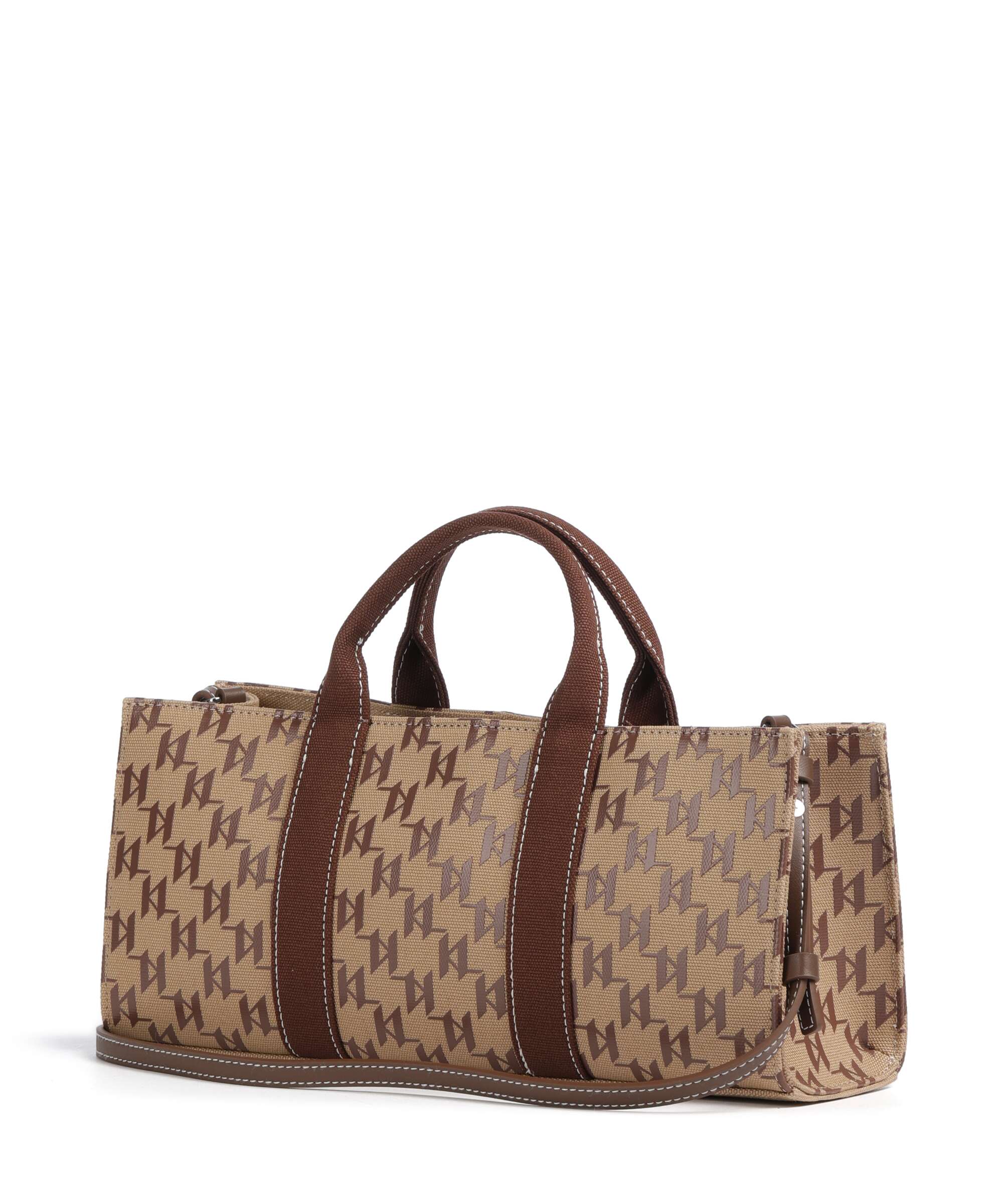 Karl Lagerfeld K/Rue St Guillaume Monogram Handbag monogram nougat brown