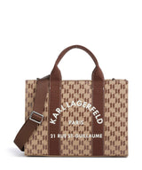 Karl Lagerfeld K/Rue St Guillaume Monogram Medium Bolsa monogram nougat brown