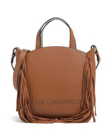 Karl Lagerfeld K/Circle Small Bolsa dark tan
