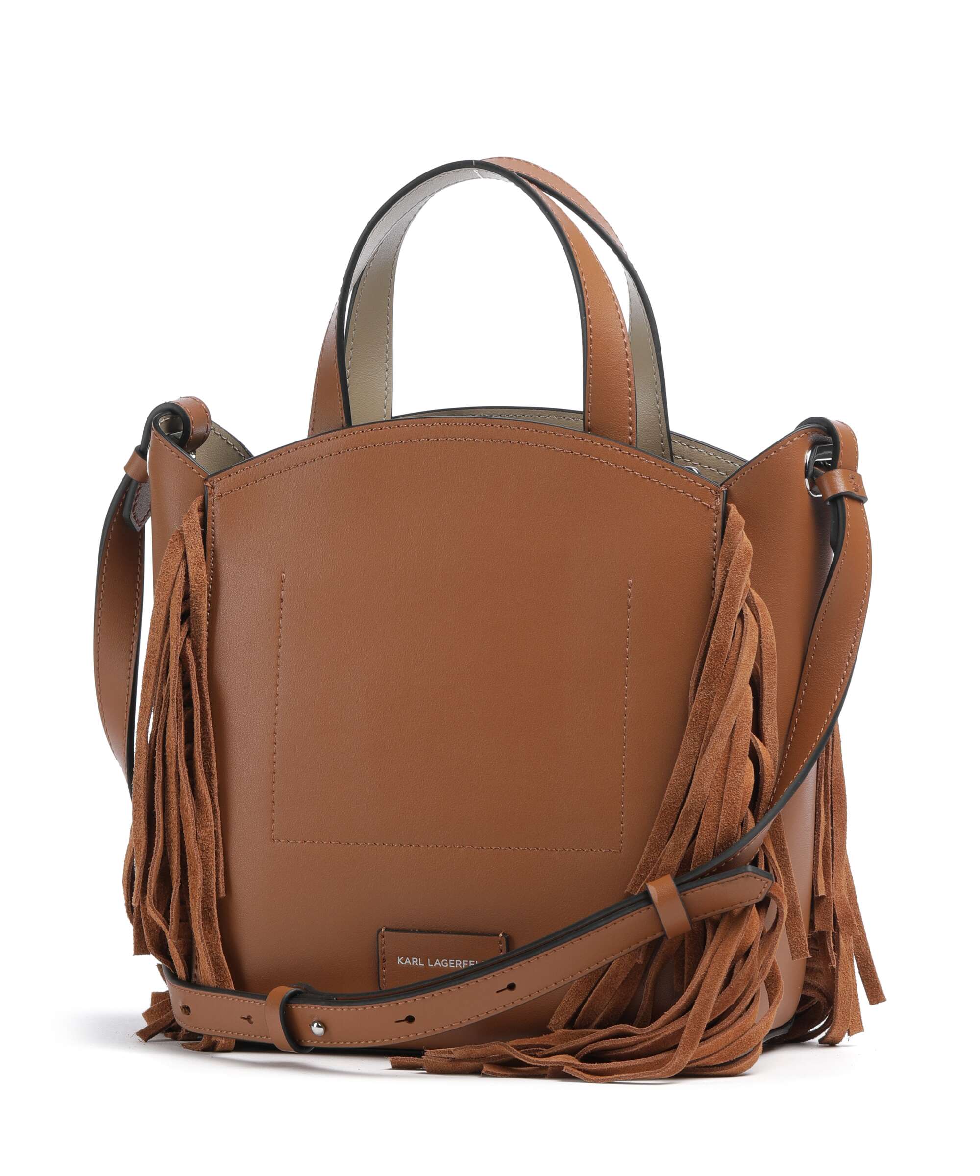 Karl Lagerfeld K/Circle Small Handbag dark tan