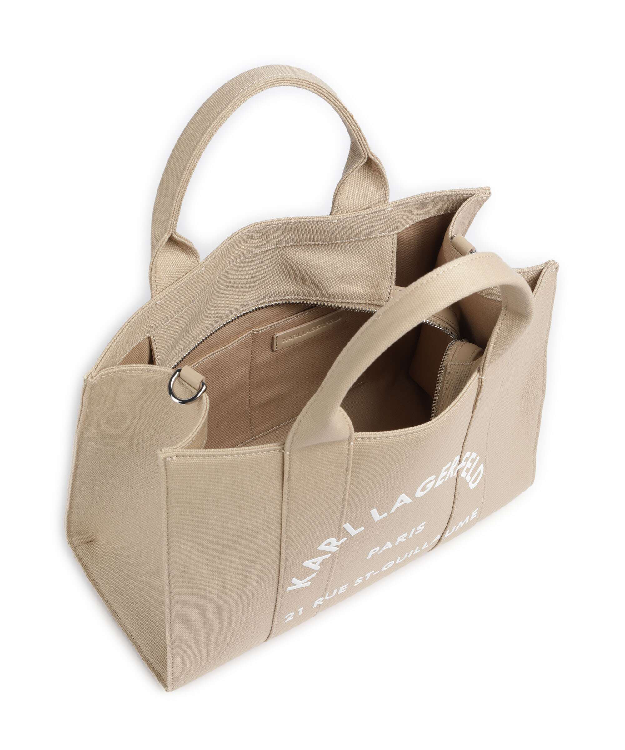 Karl Lagerfeld K/Rue St Guillaume Medium Handbag safari