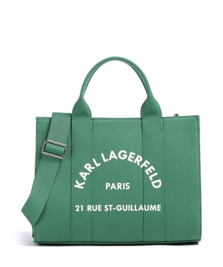 Karl Lagerfeld K/Rue St Guillaume Medium Handbag plant green