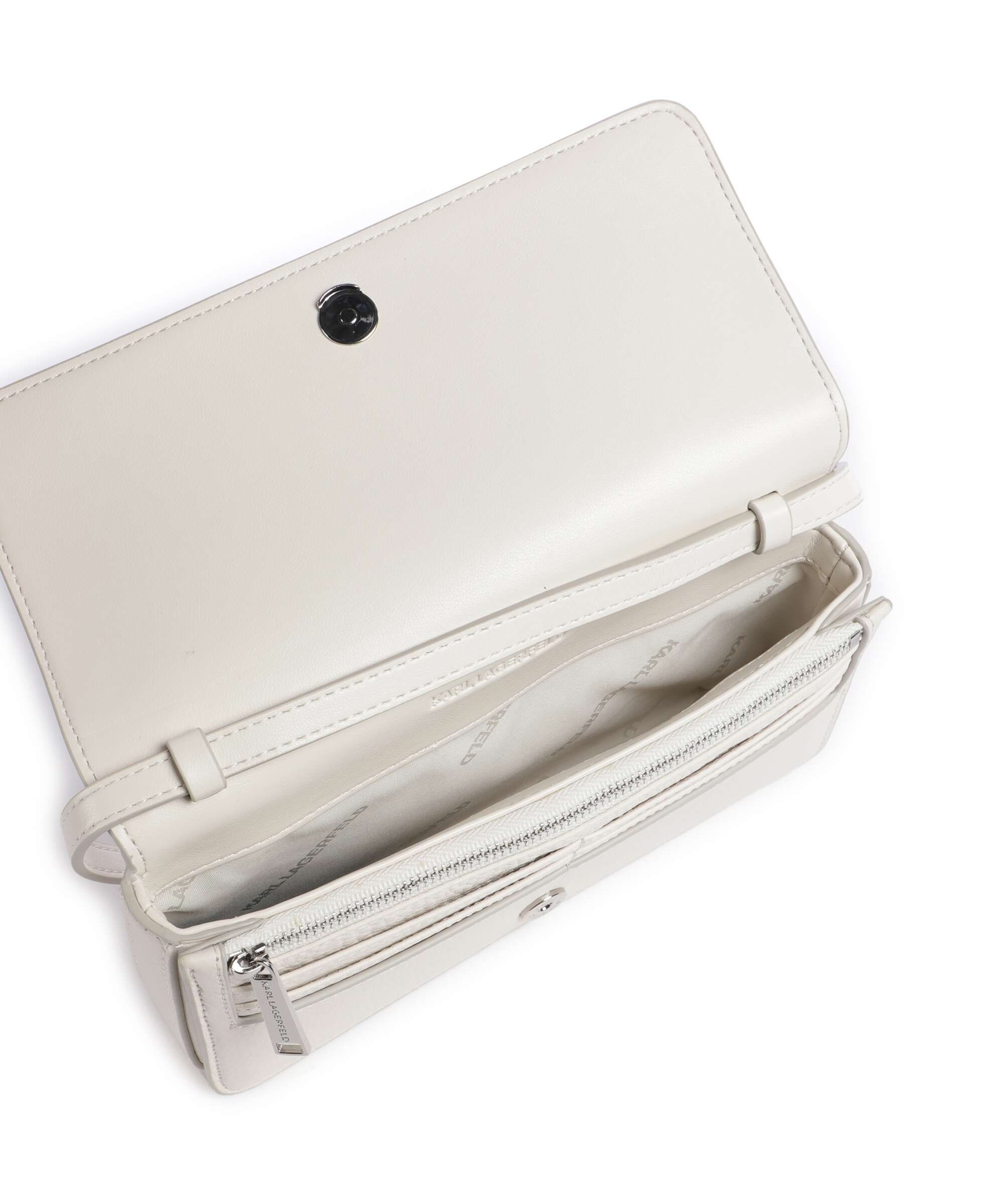 Karl Lagerfeld K/Autograph Mini Crossbody bag off white