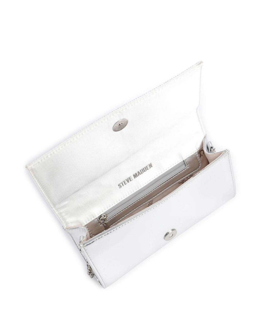 Steve Madden BFOREVER Crossbody bag silver pearl