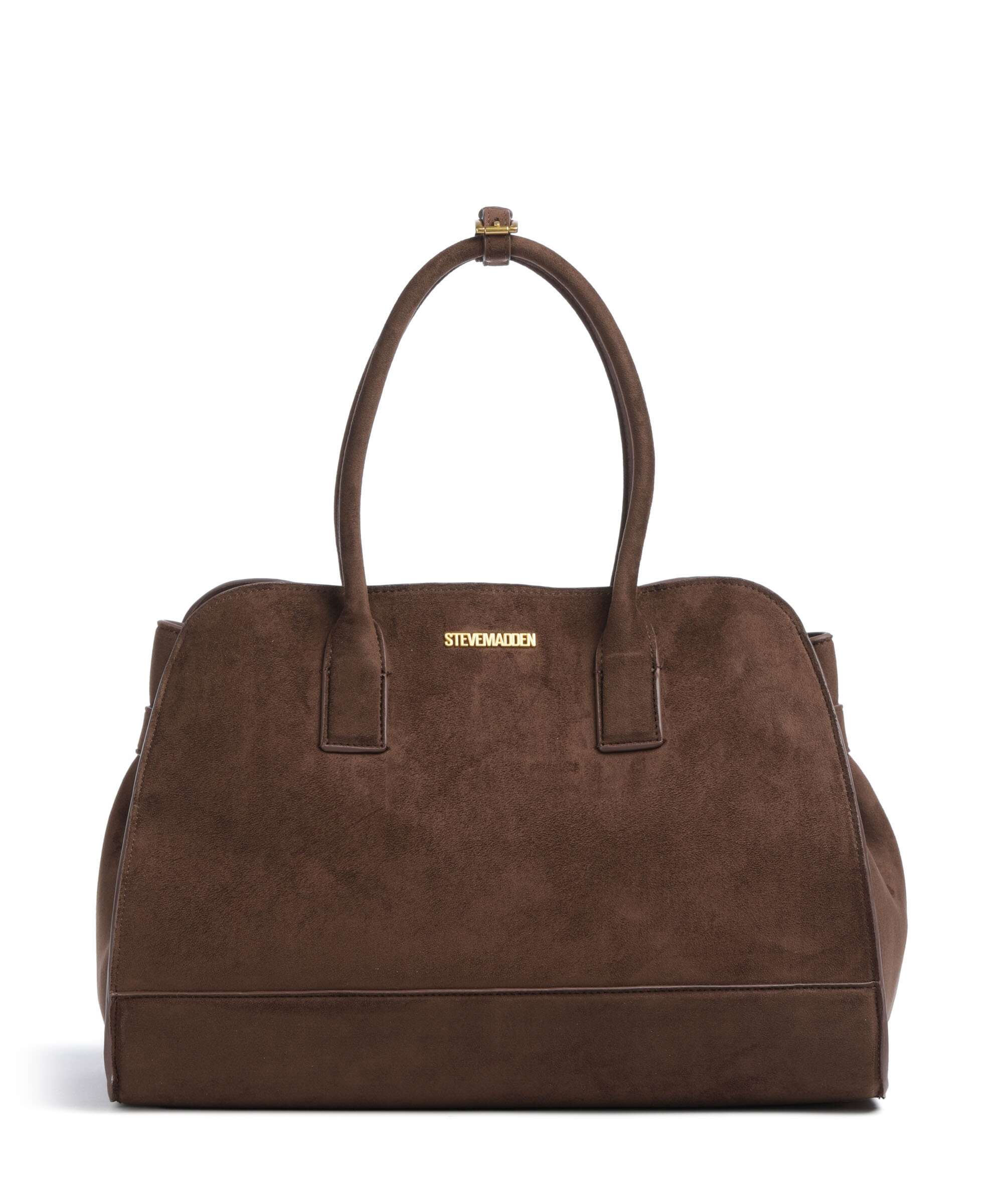 Steve Madden BRYLEIGH Tote bag chocolate/gold