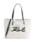 Karl Lagerfeld K/Signature Small Tote bag off white