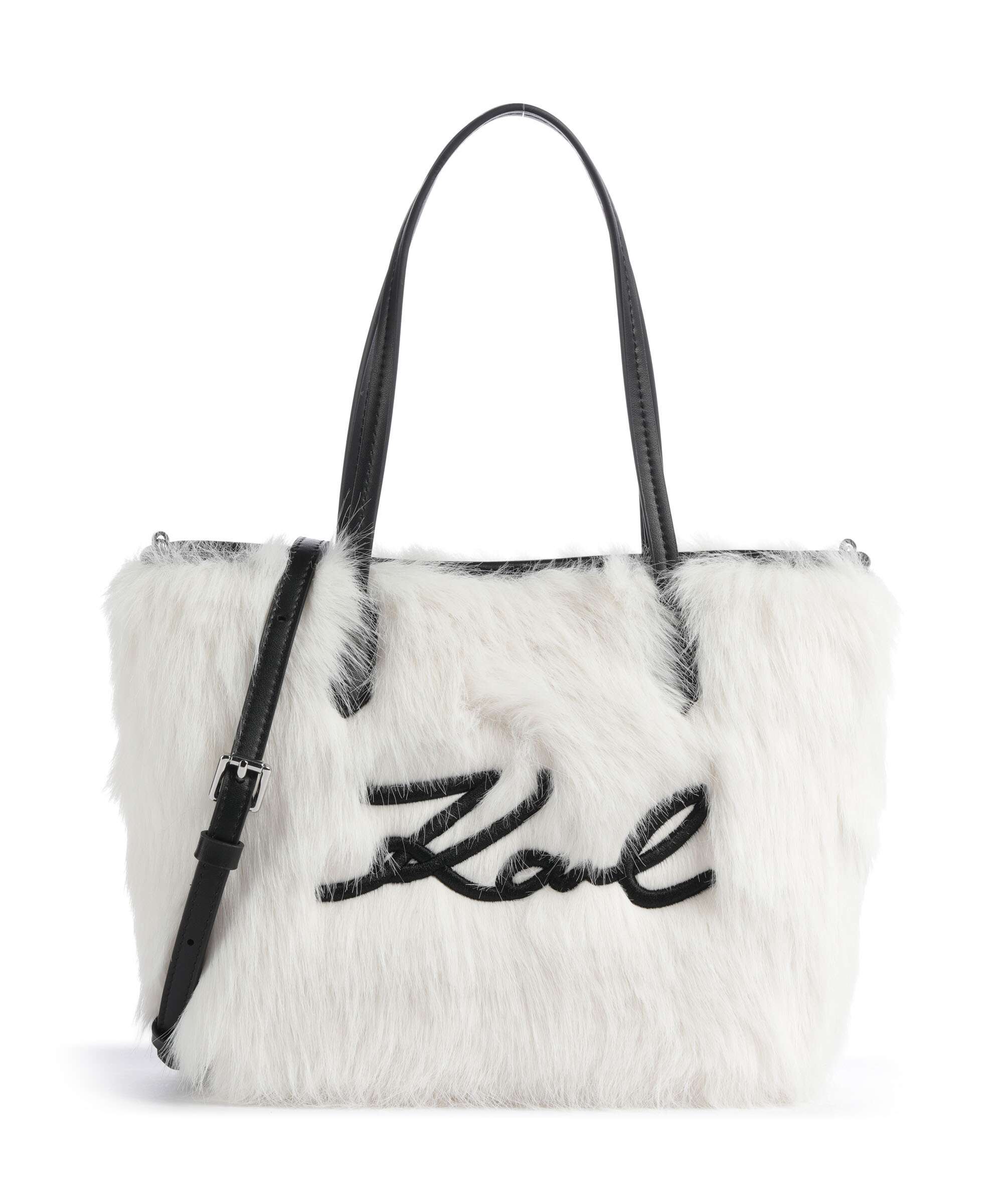 Karl Lagerfeld K/Signature Small Tote bag off white