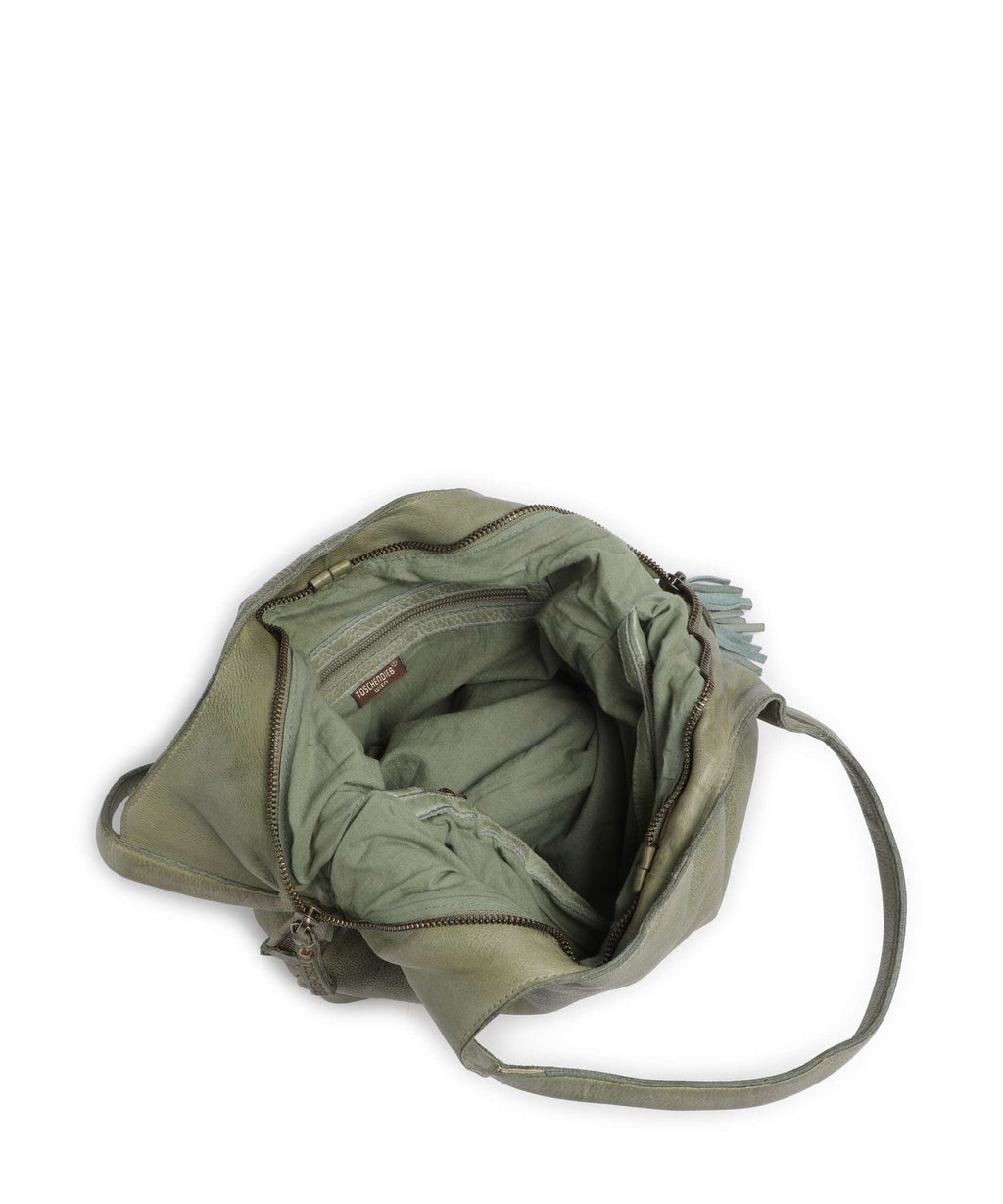 Taschendieb Wien Freundgasse 2 Tote bag green leaf