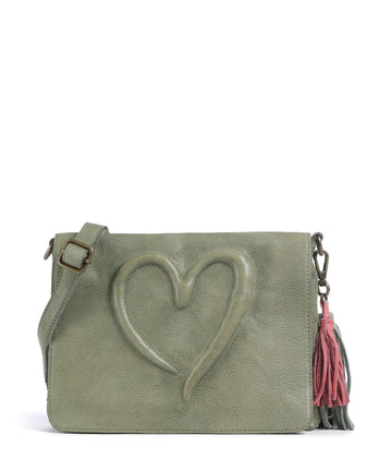 Taschendieb Wien Herzweg 3 Bolsa tiracolo green leaf