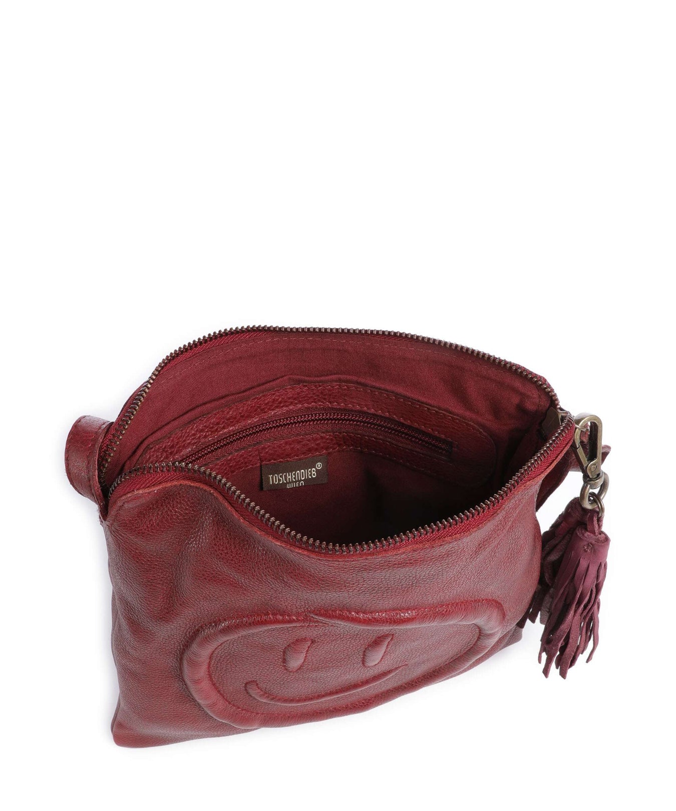 Taschendieb Wien Freiheitsplatz 3 Crossbody bag red burgundy