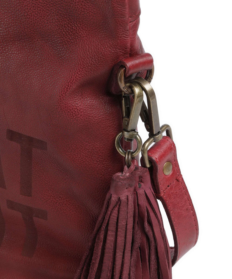 Taschendieb Wien Hanfgasse 3 Hobo bag red burgundy
