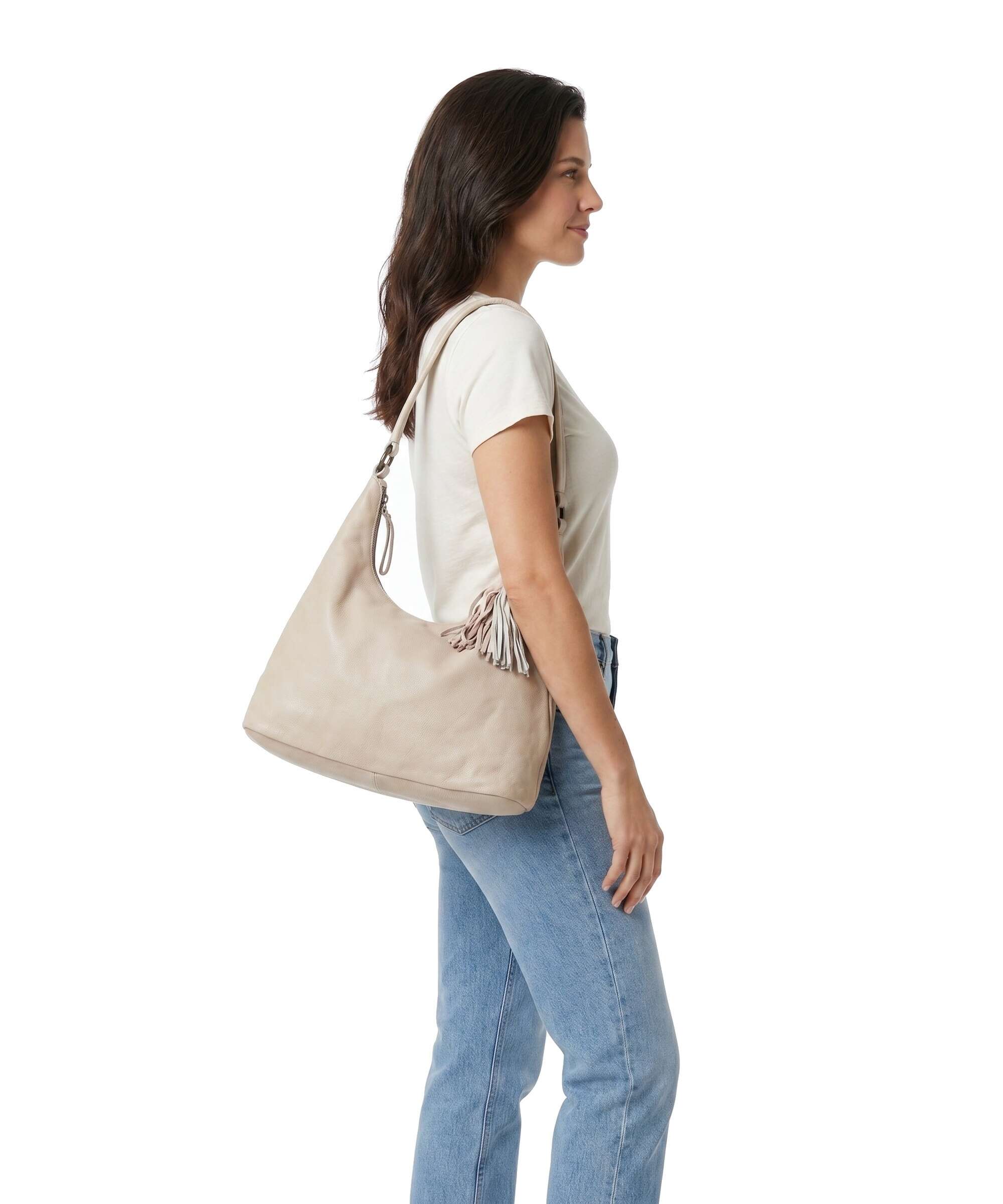 Taschendieb Wien Löwengasse 5xx Hobo bag creme
