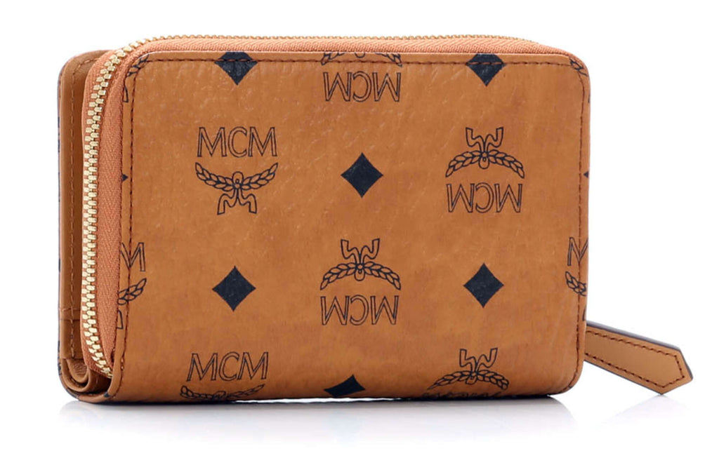 MCM Heritage Line Wallet cognac